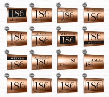 Адресная пластина алюминиевая дома.