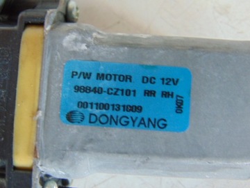 ZVEDÁK OKNO PRAVÝ ZADNÍ SSANGYONG KORANDO III