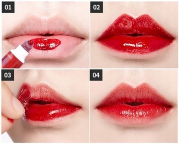 Помада-пленка Стойкий блеск для губ SEXY RED