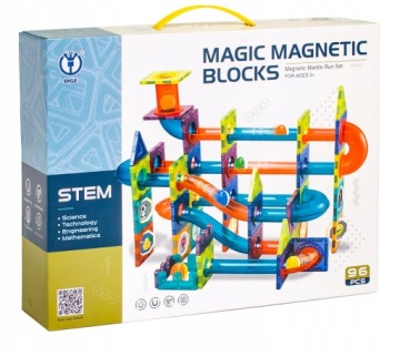 XXL МАГНИТНЫЕ БЛОКИ ДЛЯ ШАРОВ КУЛОДРОМ 96 элементов