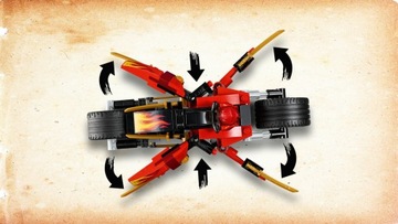 LEGO NINJAGO 70667 Мотоцикл Кая и скутер Зейна Лэша