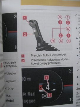 MAN TGX 2022 Руководство пользователя на польском языке Сервисная книжка MAN TGX 2022 цветная