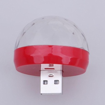 USB Mini Ball Портативное светодиодное освещение для вечеринок в стиле деко