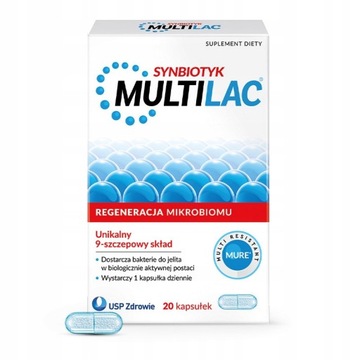MULTILAC SYNBIOTYK Probiotyk + Prebiotyk 20 kaps.