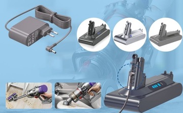 Адаптер питания, зарядное устройство для пылесоса Dyson V10 V11 V12 V15 SV12 SV14 SV15 SV20