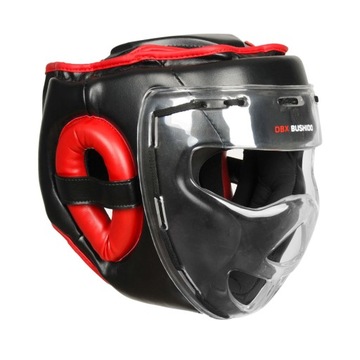 Боксерский шлем M для спарринга с маской из поликарбоната.