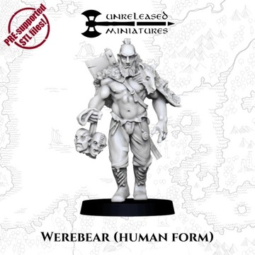 Werebear (Human Form) x1 - minifakturapl