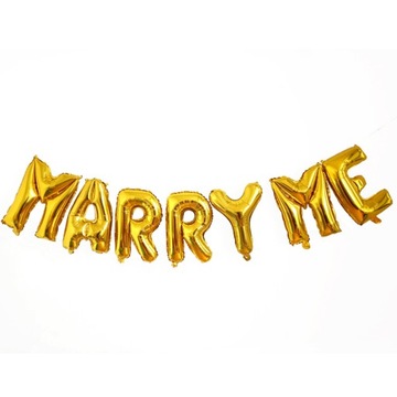 1 zestaw zestawu dekoracji weselnych MARRY ME