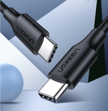 UGREEN CABLE 2x USB C 3A 1m ЗАПРАВКА / ПЕРЕДАЧА ДАННЫХ до 480 Мбит/с