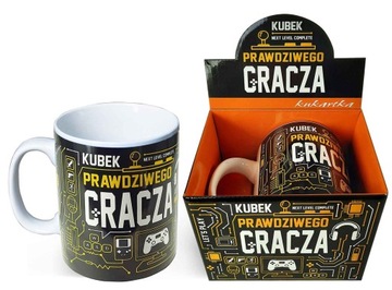 GAMERSKI KUBEK GIGANT dla Kolegi z klasy pracy, Prezent Dzień Mężczyzny