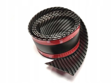LISTWA TAŚMA GUMOWA NA PROGI CARBON 5cm x 120cm