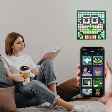 ПИКСЕЛЬ-АРТ СВЕТОДИОДНЫЙ ДИСПЛЕЙ ДЛЯ ИГРОВОЙ КОМНАТЫ 10 РИТМИЧЕСКИХ УЗОРОВ