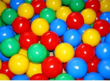 PIŁKA BASENOWA 60MM MIX KOLOR FOL A 50 DIK 397692 DIK DIK