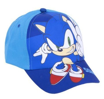 ДЕТСКАЯ СИНАЯ РЕГУЛИРУЕМАЯ БЕЙСБОЛКА SONIC 53СМ