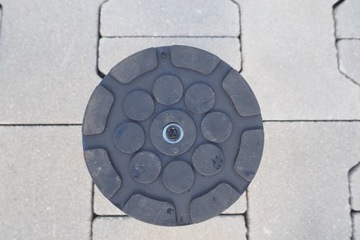 Podstawka adapter podnośnik dwukolumnowy guma
