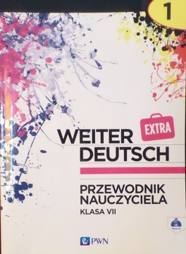 Weiter Deutsch Extra 1 przewodnik książka nauczyciela płyta CD PWN