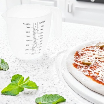 Кухонный мерный стакан, пластиковый кувшин со шкалой, кухонный контейнер, 3 мерных размера.