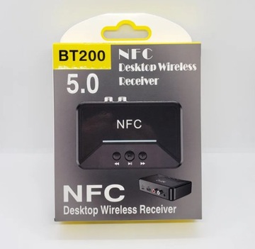 АДАПТЕР BLUETOOTH ДЛЯ СИСТЕМНОГО УСИЛИТЕЛЯ HiFi AUX CHINCH JACK 5.0 ПРИЕМНИК NFC