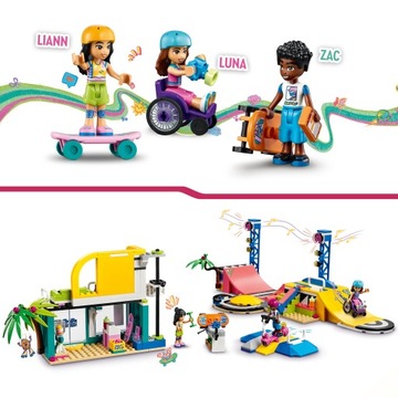 Скейтпарк LEGO Friends 41751 431 деталь 6+