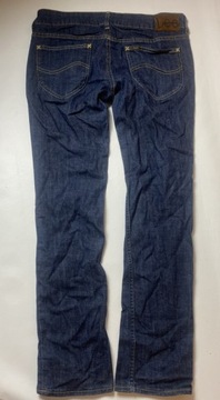 Lee AMY ICONS granatowe Spodnie jeansy W 33 L 33