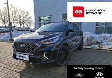 Hyundai Tucson III SUV Facelifting 1.6 T-GDi 177KM 2019 Hyundai Tucson 1.6 T-GDi 177KM wersja N-Line SUN - automat 1.6 Benzyna