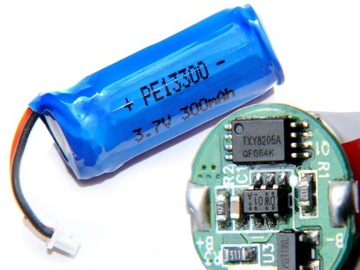 Akumulator Li-Pol 3.7V 300mAh elektroniczne zabezp