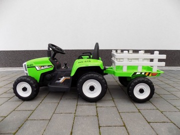 NAJLEPSZY TRAKTOR NA AKUMULATOR Z PRZYCZEPĄ PILOT