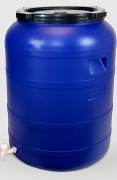 BECZKA 200L ZBIORNIK NA DESZCZÓWKĘ Z KRANEM ATEST