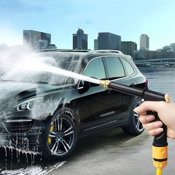 САДОВЫЙ ШЛАНГ-ПИСТОЛЕТ, ВОДЯНОЙ РАСПЫЛИТЕЛЬ ДЛЯ МОЙКИ ПОД ДАВЛЕНИЕМ С РЕГУЛИРОВКОЙ