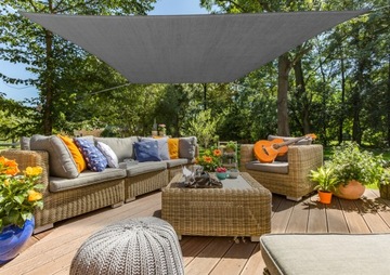 ЗОНТ СОЛНЦЕ ПАРУС ТЕНТ БАЛКОН СОЛНЕЧНЫЙ 4х3м 4м