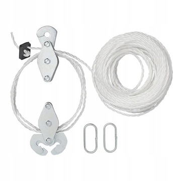 ЛЕБЕДКА, РУЧНАЯ ТРОСОВАЯ ЛЕБЕДКА, СЪЕМНИК 180кг, 20м, БЛОК