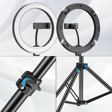 КОЛЬЦЕВАЯ ЛАМПА Штатив ДЛЯ ВИДЕО ФОТО СЕЛФИ МАКИЯЖ TikTok PremiumLed
