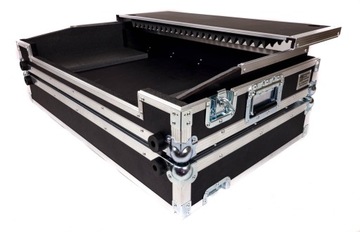Case na Pioneer XDJ-XZ z półką na laptopa koła