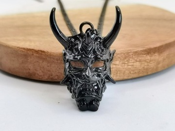 Łańcuszek diabeł demon czarny