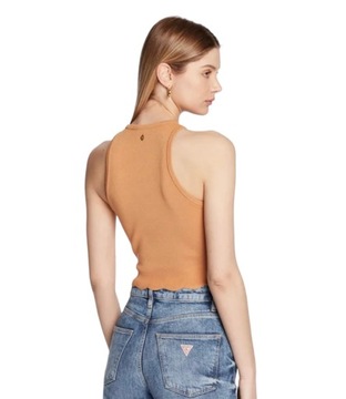Guess Top Ada W3GZ00 Z2Z80 Beżowy Regular Fit M