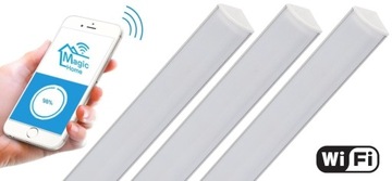 Listwa meblowa narożna LED pod szafkę 3x40cm WiFi