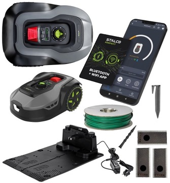 ROBOT KOSZĄCY KOSIARKA AUTOMATYCZNA akumulatorowa 600 m2 STALCO PERFECT