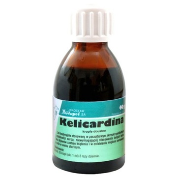 Kelicardina krople skurcz mięśnia sercowego 40 g