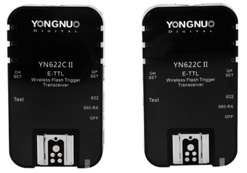 Zestaw wyzwalaczy Yongnuo YN622C II do Canon