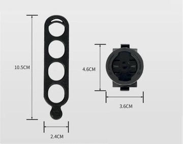 Держатель выноса руля для навигационного счетчика Garmin Edge, вращающийся на 360 градусов