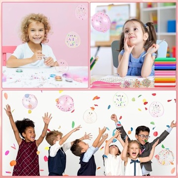 TAŚMA DO MODELOWANIA DMUCHANIA BĄBELKOWA DUŻY ZESTAW PIANKOLINA NAKLEJKI XL