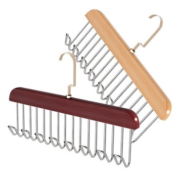 ВЕШАЛКИ-ОРГАНИЗАТОРЫ ДЛЯ ОДЕЖДЫ НА ПОЛОСКЕ МАССИВНОГО ДЕРЕВА