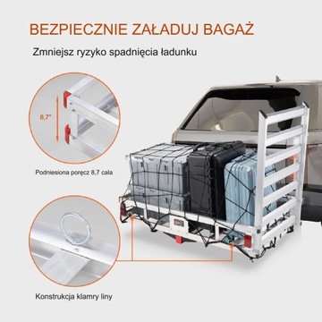 Bagażnik na hak holowniczy do 300 kg