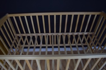 Кровать ЭЛА, ч/б, сосна, с диваном, 120х60