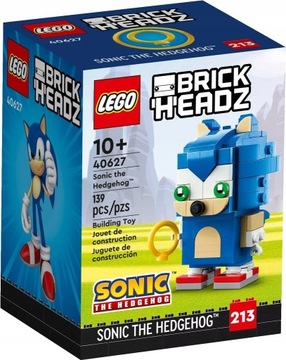 LEGO BrickHeadz 40627 Ежик Соник + бумажный пакет Lego