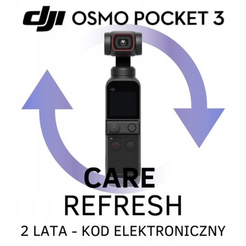 DJI CARE REFRESH DJI OSMO POCKET 3 ЭЛЕКТРОННЫЙ КОД ДВУХЛЕТНИЙ ПЛАН ЗАЩИТЫ