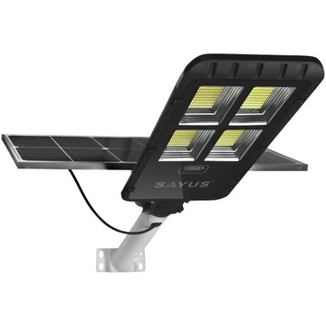 LATARNIA ULICZNA LAMPA SOLARNA LED CZUJNIK RUCHU PILOT UCHWYT 2400W