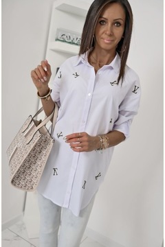 Повседневная рубашка EMMELINE OVERSIZE! WZ.10 XL