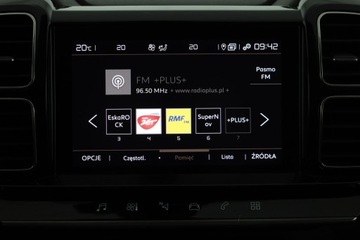 Citroen C5 Aircross SUV 1.2 PureTech 130KM 2020 Citroen C5 Aircross PureTech 130, Salon Polska, zdjęcie 14