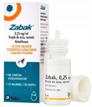 Zabak krople do oczu zapalenie spojówek 5ml